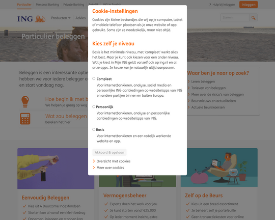 ING Bank Beleggen Logo